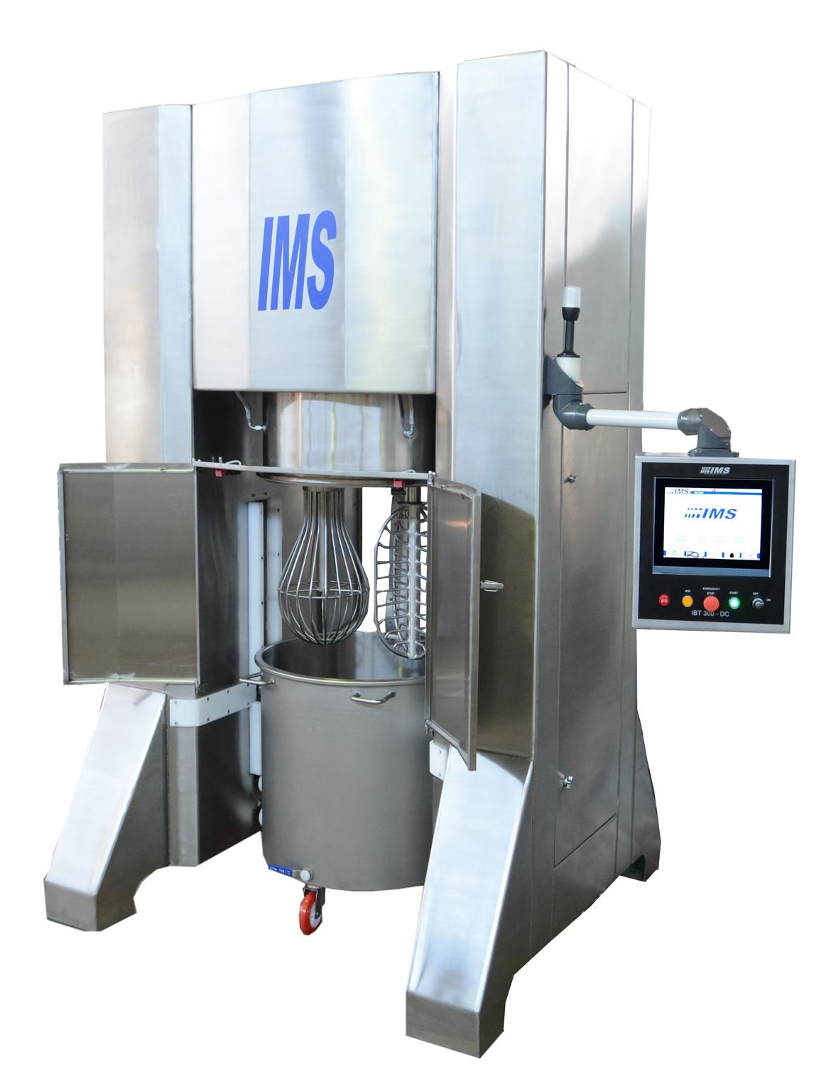 Dirmak IBT 300-DC CR industrial planetary mixer with twin tools